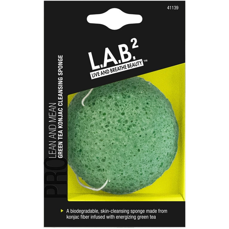 L.A.B.2 Green Tea Konjac Cleansing Sponge