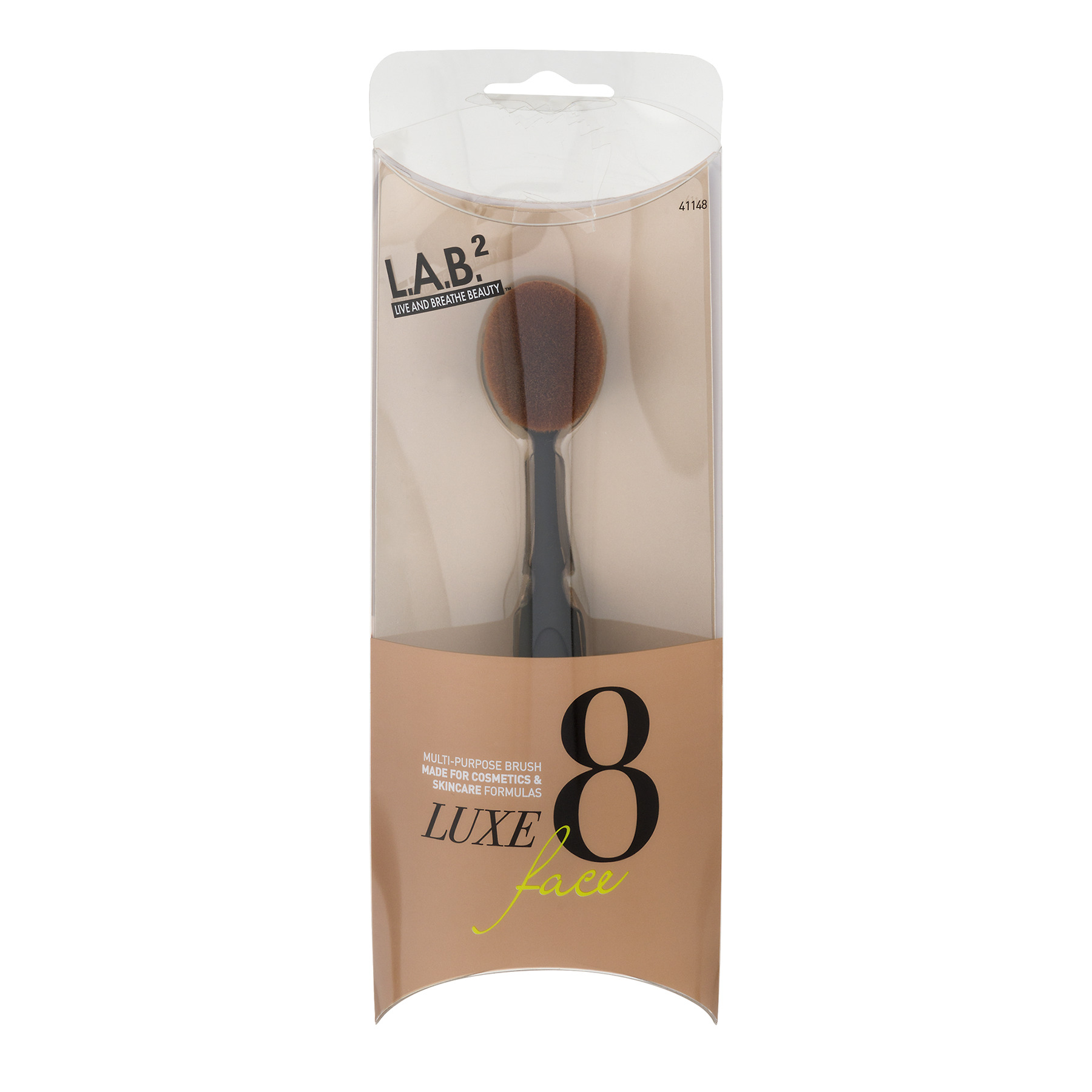 L.A.B.2 Luxe Oval Makeup & Skincare Brush, No. 8 for Face - image 1 of 2