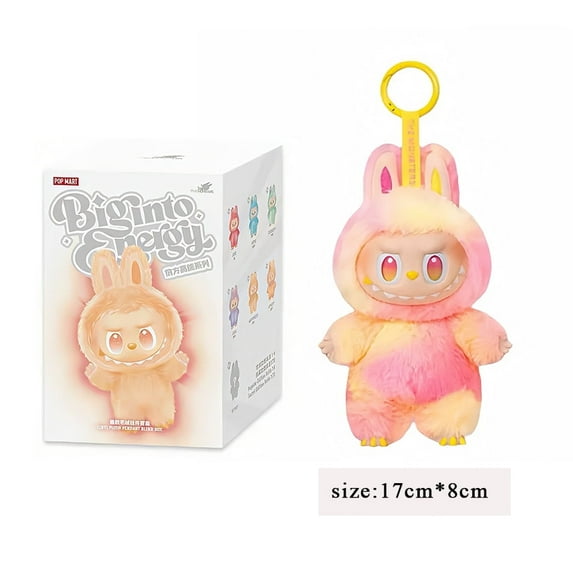L&A_B'u-B"us. 3.0 Plush Keychain Doll - Cute Stuffed Animal Charm for Backpacks, Purses & Keys, Soft Mini Pendant Gift (Stress Relief Toy)