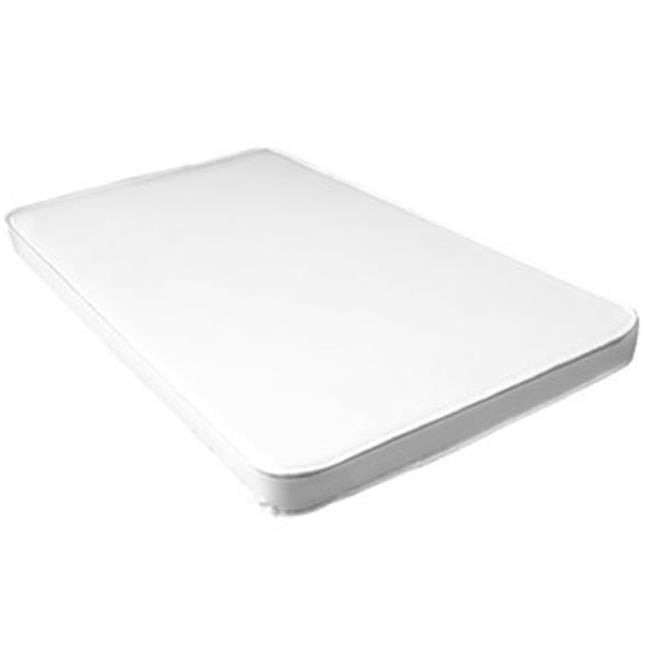 L A BABY 3505-V L. A.Baby 2-Inch Compact Crib Mattress- White