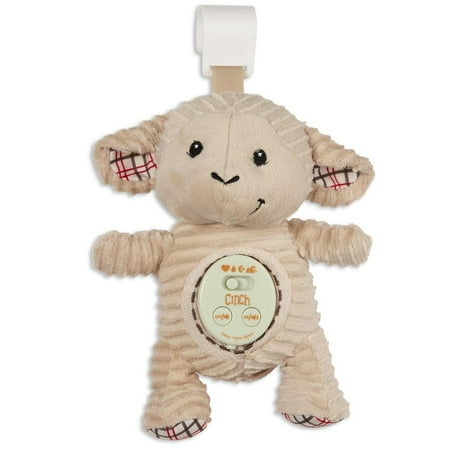 dexbaby Plush Mini Lamb - Sleep Aid Womb Sound Soother w/Playard and Crib Attachment