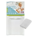 thumbnail image 1 of LA Baby [Combo Pack] Contoured Waterproof Diaper Changing Pad, 32" with Bonus Washable White Terry Cover, White, 1 of 6