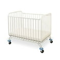 thumbnail image 1 of LA Baby Deluxe Holiday Mini/Portable Folding Metal Crib, 1 of 8