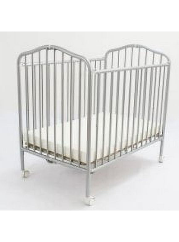 L A Baby Portable Crib Pewter