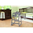 thumbnail image 1 of L.A. Baby  Stack-Able Solid Wood High Chair for Restaurant & Home Use  Gray, 1 of 11