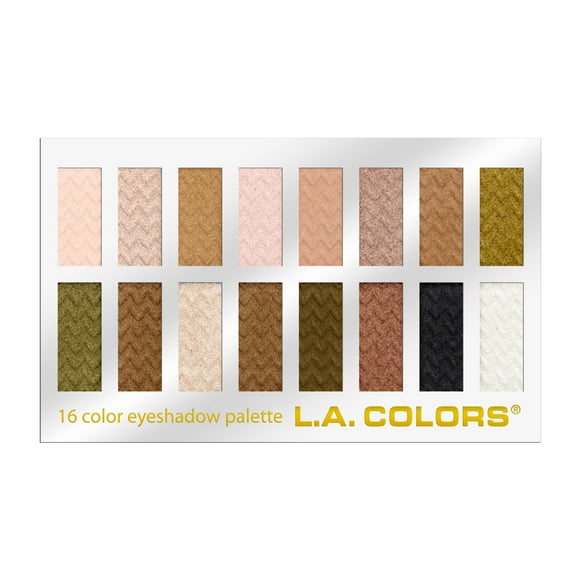L.A. COLORS 16 Color Eyeshadow, Sweet, 1.019 fl oz