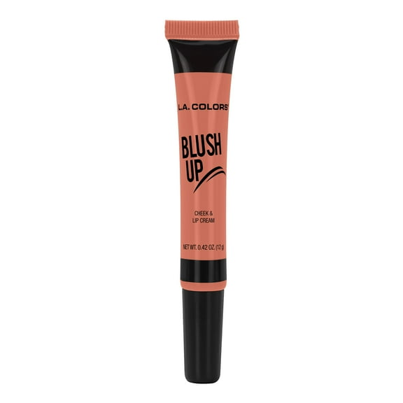L.A. COLORS Blush, Cream Blush with Brush, Nude Glow, Peach Shade, 0.42 fl oz