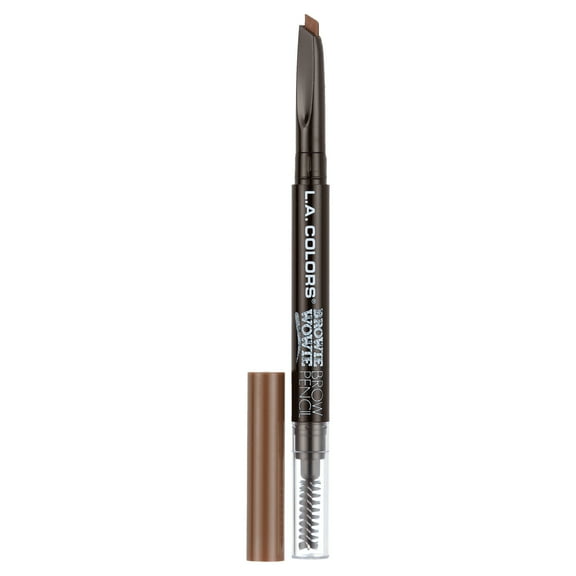 L.A. COLORS Browie Wowie Precision Smudge-Proof Retractable Eyebrow Pencil, Light/Medium