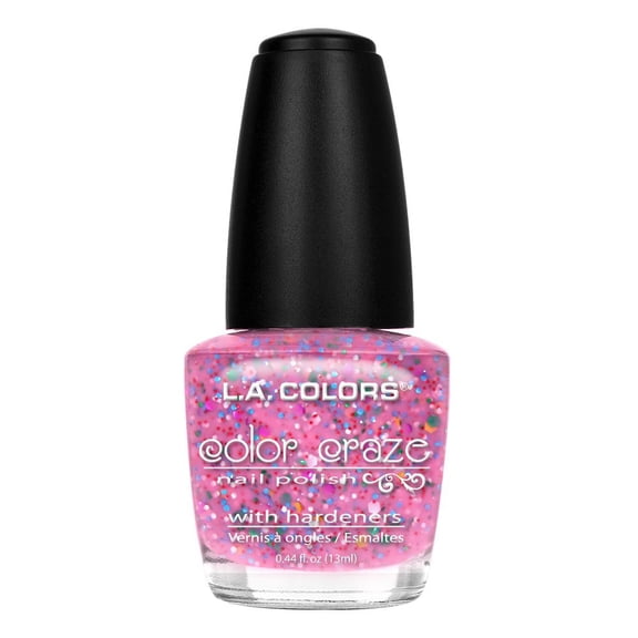 L.A. COLORS Color Craze Nail Polish, Candy Sprinkles, 0.44 fl oz
