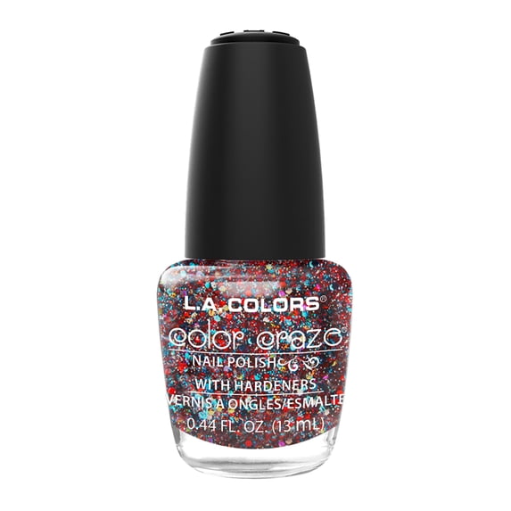 L.A. COLORS Color Craze Nail Polish, Confetti, 0.44 fl oz