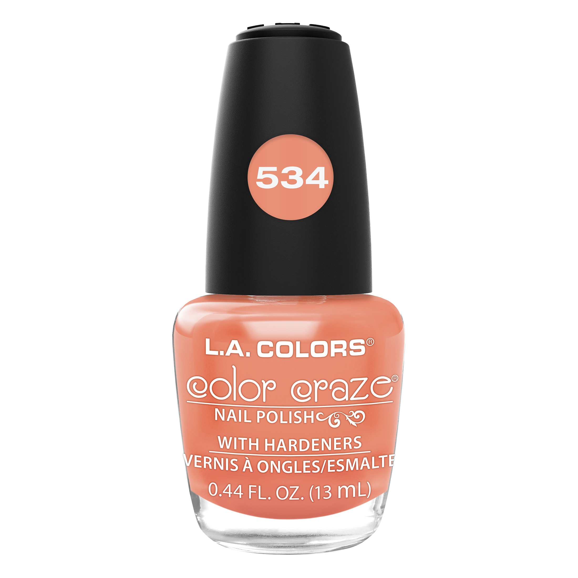 L.A. COLORS Color Craze Nail Polish, Hottie, 0.44 fl oz - image 1 of 6