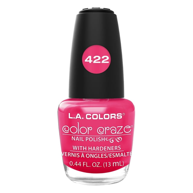 L.A. COLORS Color Craze Nail Polish, Lightning, 0.44 fl oz
