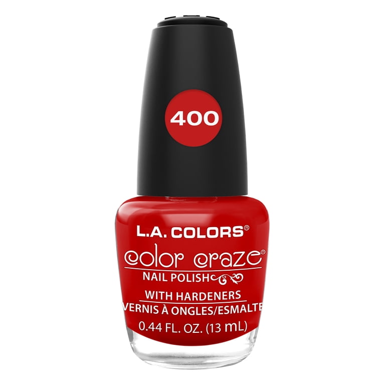 L.A. COLORS Color Craze Nail Polish, Long-lasting, Chip-resistant