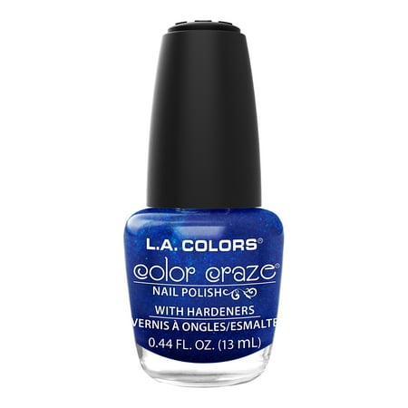 L.A. COLORS Color Craze Wired Nail Polish, 0.44 fl oz, Chip-Resistant & Long-Lasting Shine