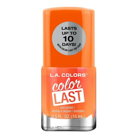 L.A. COLORS Color Last Nail Polish, Optimism, 0.50 fl oz