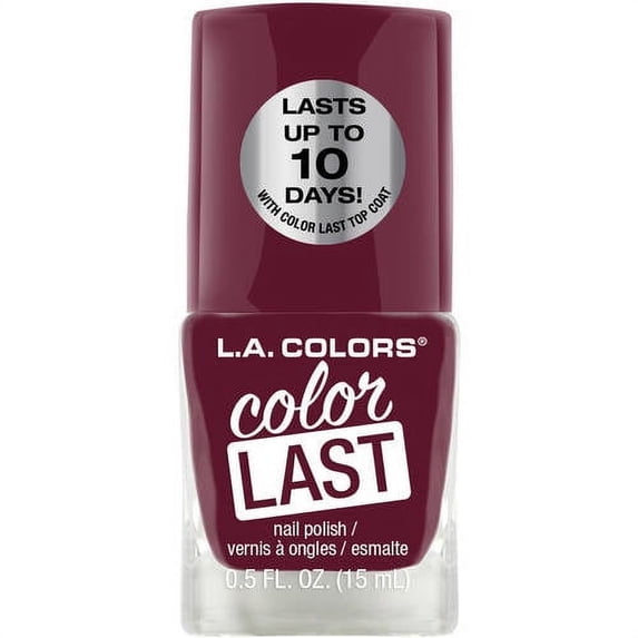 L.A. COLORS Color Last Nail Polish, Wisdom, 0.5 fl oz