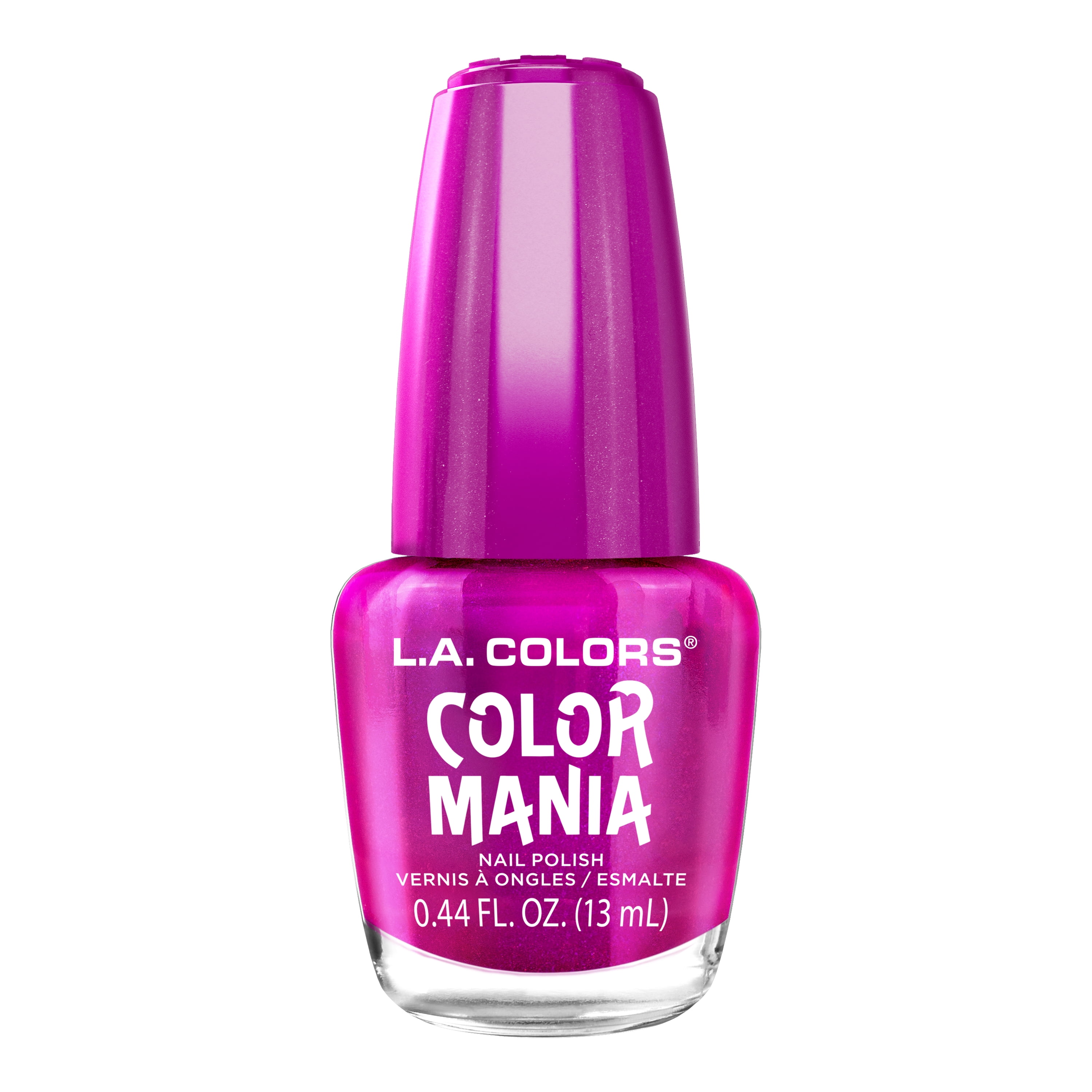 L.A. COLORS Color Mania Nail Polish, Super Bloom, 0.44 fl oz