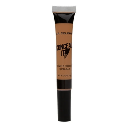 L.A. COLORS Concealer High Coverage, Conceal It, Deep Brown, 0.42 fl oz