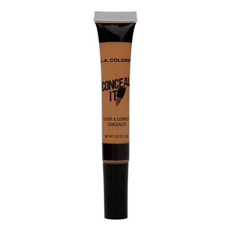 L.A. COLORS Concealer High Coverage, Conceal It, Honey Beige, 0.42 fl oz