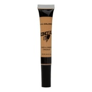 L.A. COLORS Concealer High Coverage, Conceal It, Tan Brown, 0.42 fl oz