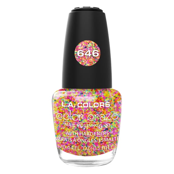 L.A. COLORS Color Craze Nail Polish, Craze, 0.44 fl oz