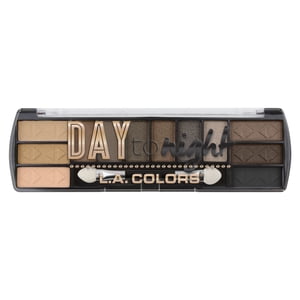 L.A. Colors Day to Night 12-Color Eyeshadow Palette