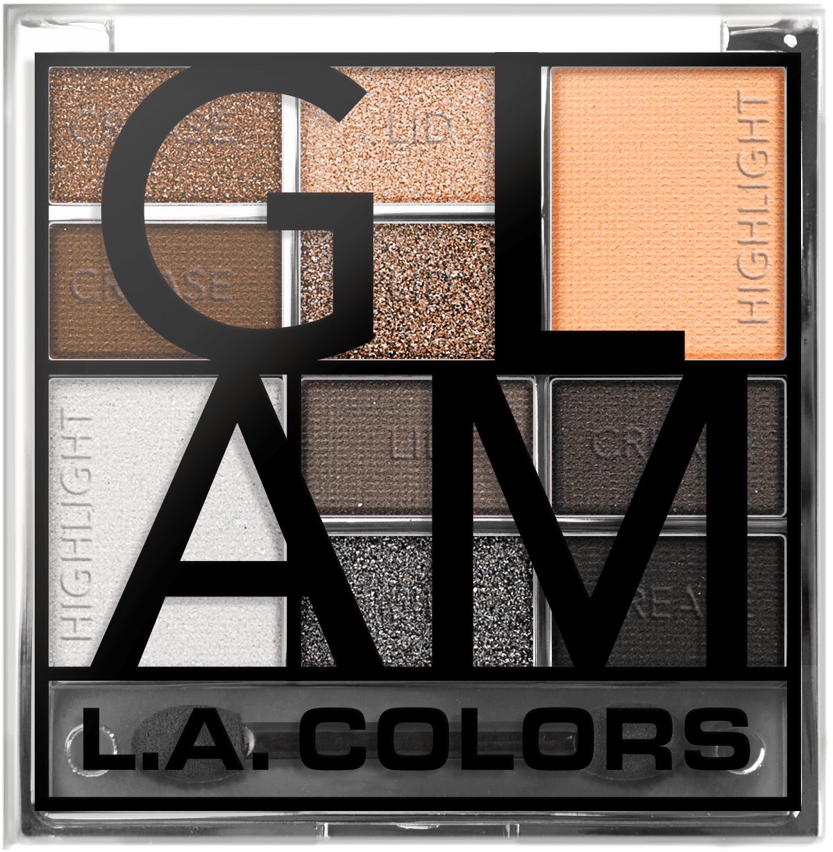 L.A. Colors Color Block Eyeshadow Palette Cool