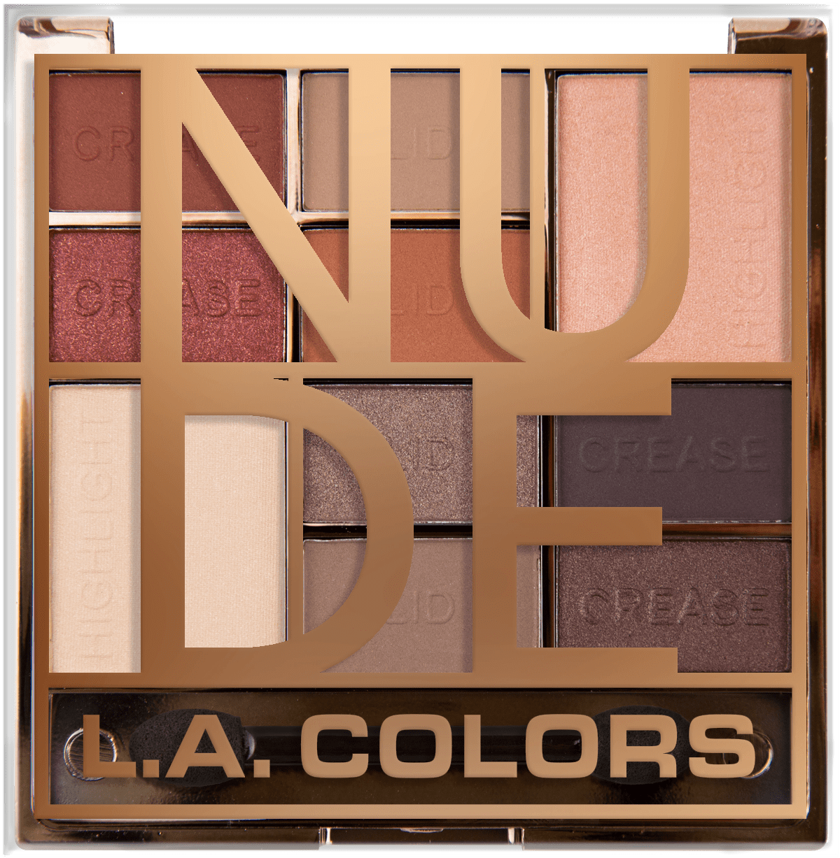 Held og lykke Æble Pine L.A. COLORS Eyeshadow 10 Color Block Palette, Nude, 0.56 fl oz - Walmart.com