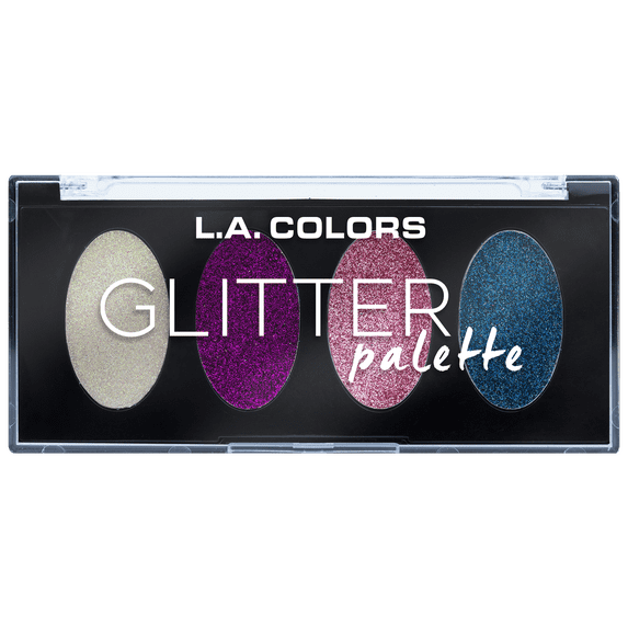 L.A. COLORS Eyeshadow Glitter Palette, Magical, 0.15 fl oz