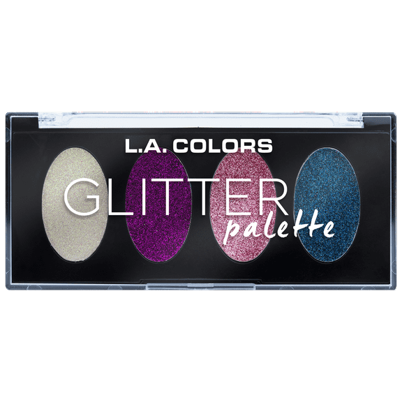 L.A. COLORS Eyeshadow Glitter Palette, Magical, 0.15 fl oz