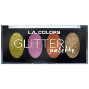 L.A. COLORS Eyeshadow Glitter Palette,Splendid, 0.15 fl oz