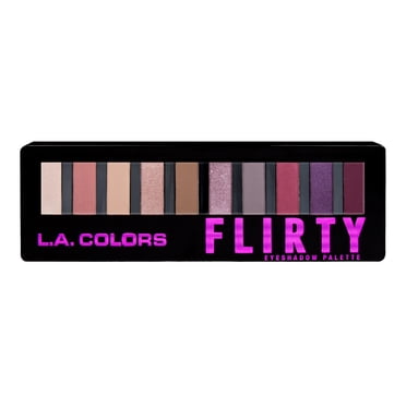 L.A. COLORS 10 Color Eyeshadow Palette, Glam, Matte Makeup Shades, 0.56 ...