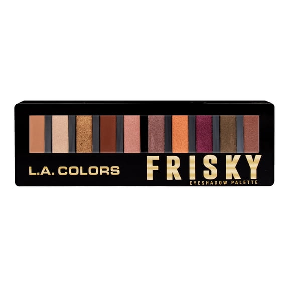 L.A. COLORS Eyeshadow, Personality Palette, Frisky, 0.58 oz