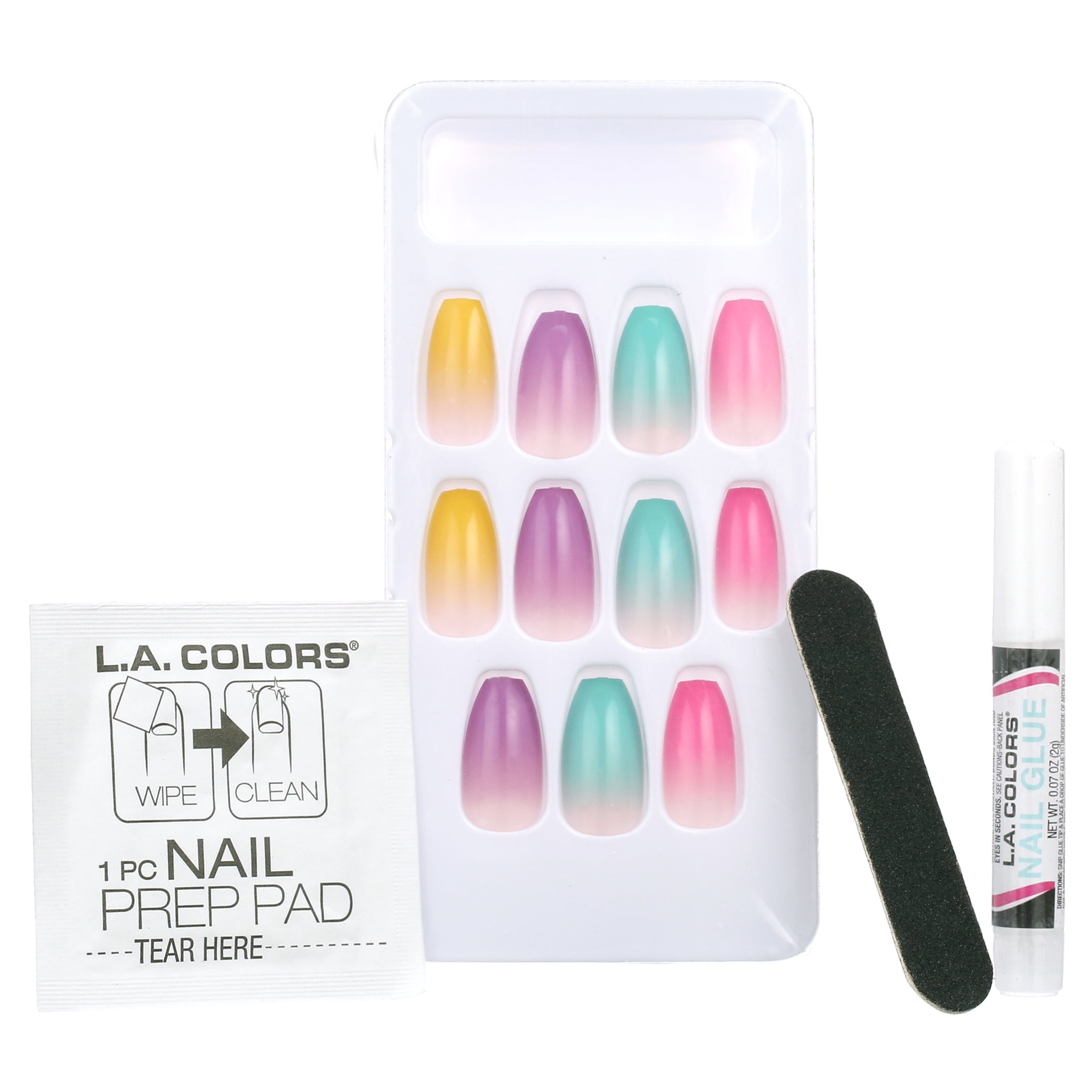 L.A. Colors Bejeweled DIY Nail Kit 7 Piece1.0 ea