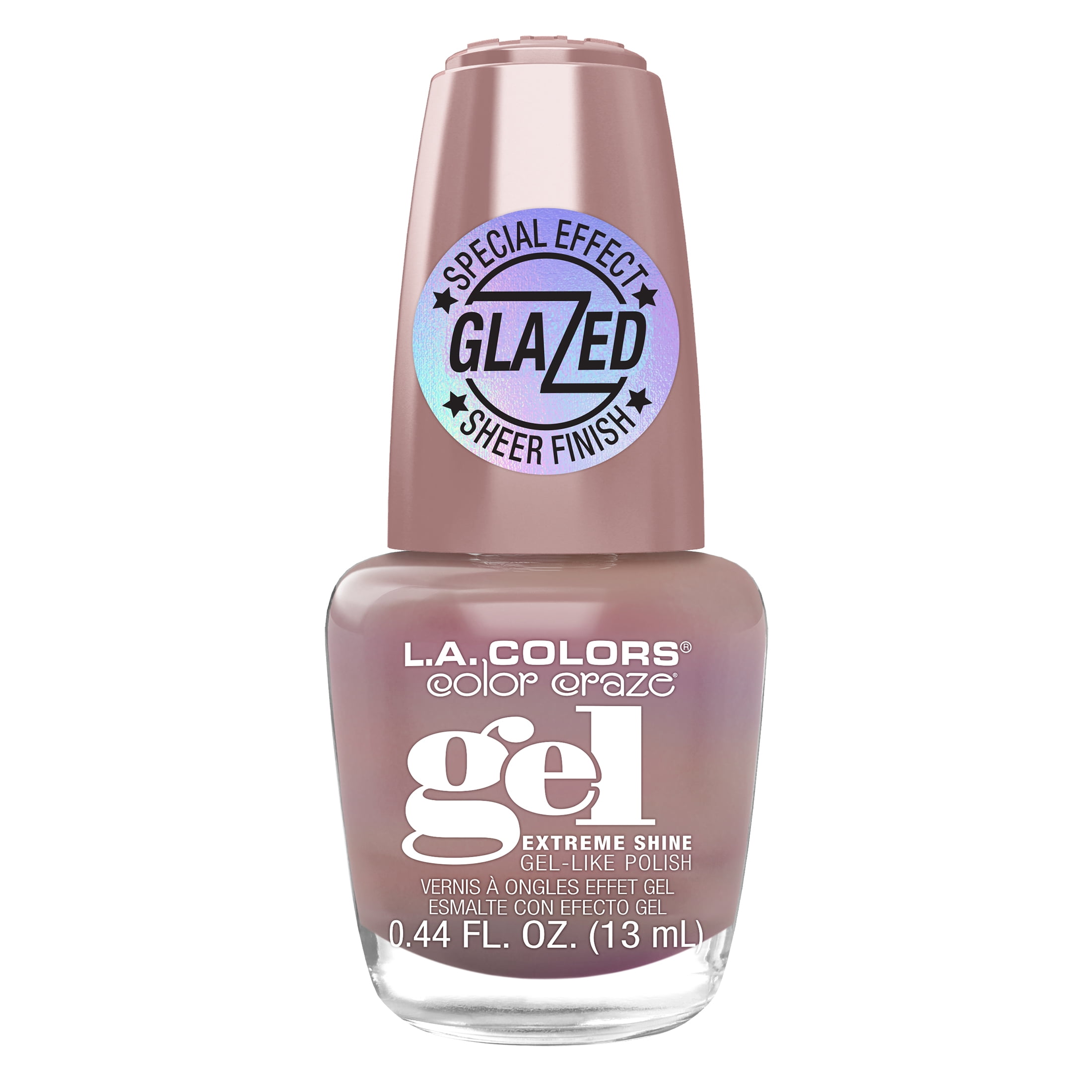 L.A. COLORS Gel Glazed Nail Polish, Duchess, 0.44 fl oz
