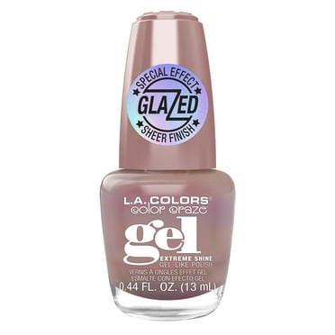 L.A. COLORS Gel Glazed Nail Polish, Duchess, 0.44 fl oz
