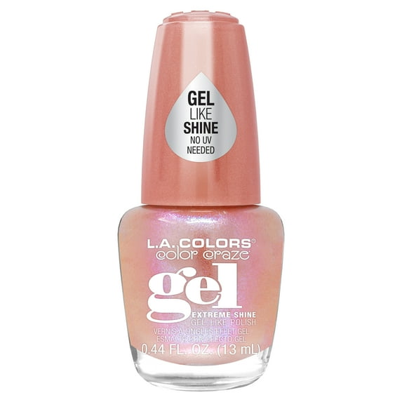 L.A. COLORS Gel-Like Shine Nail Polish, Sheer, Ethereal Mist, 0.44 fl oz