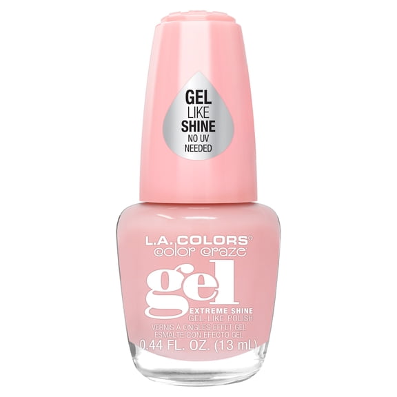 L.A. COLORS Gel-Like Shine Nail Polish, Sheer, Reflections, 0.44 fl oz