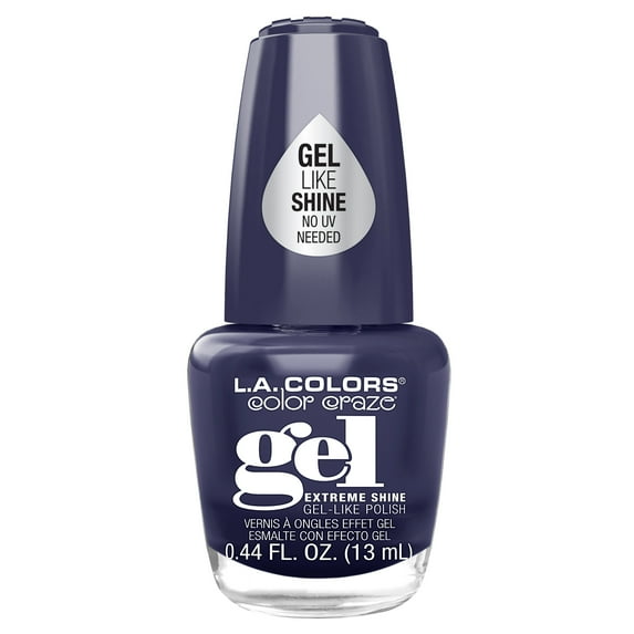 L.A. COLORS Gel Shine Like Nail Polish, Curfew, 0.44 fl oz