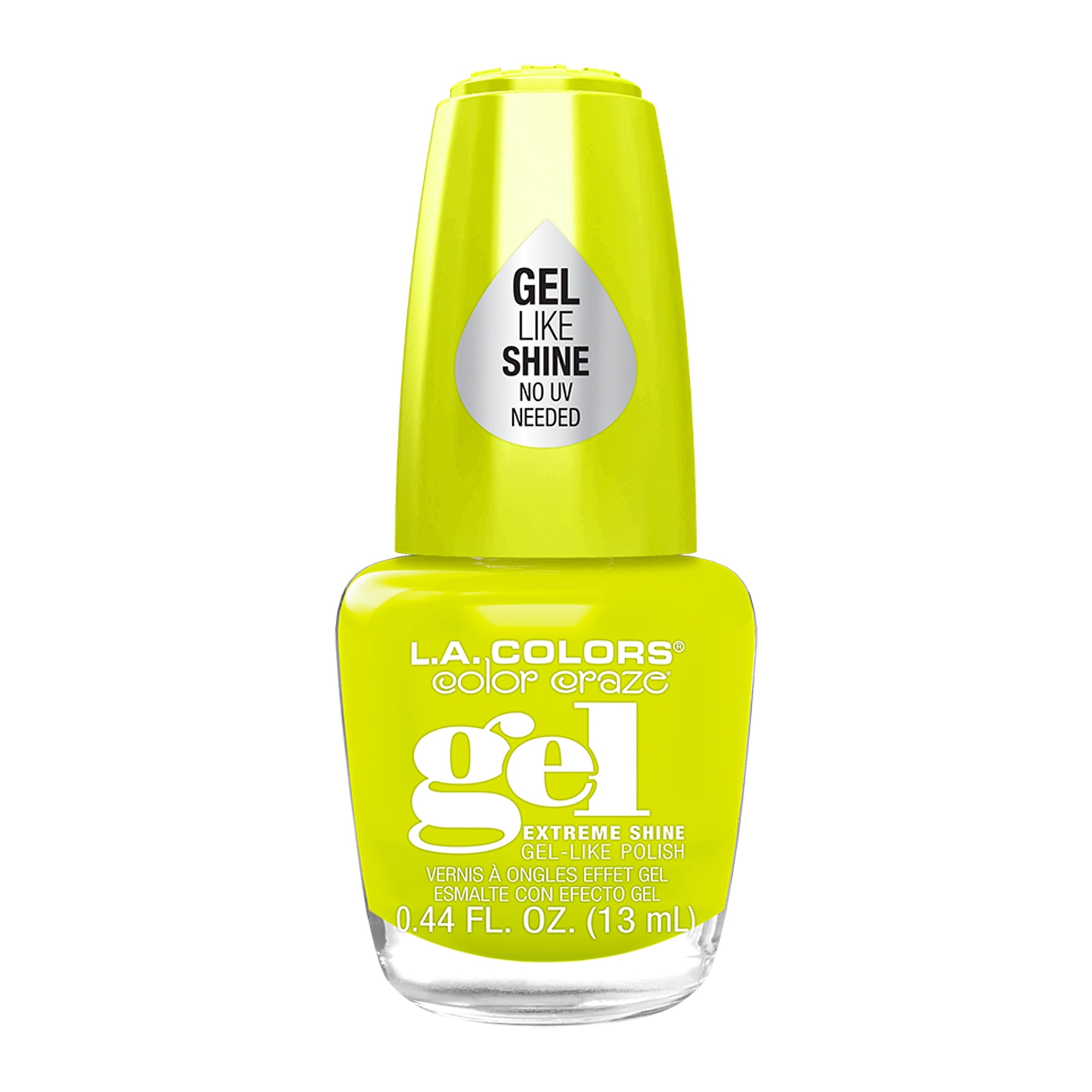 L.A. COLORS Gel Shine Like Nail Polish Day Glow 0.44 fl oz Gel