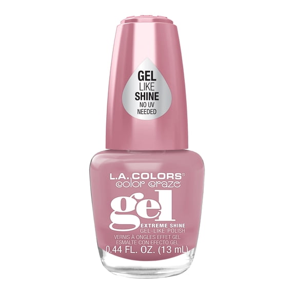 L.A. COLORS Gel-like Nail Polish, Dusty Rose, 0.44 fl oz