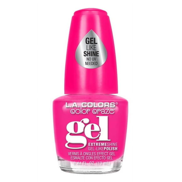 L.A. COLORS Gel-like Nail Polish, Flashy, 0.44 fl oz