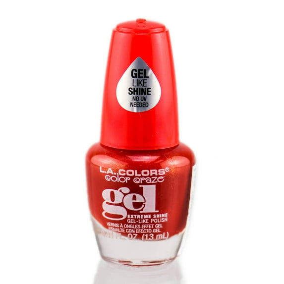 L.A. COLORS Gel-like Nail Polish, Foxy, 0.44 fl oz