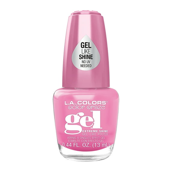 L.A. COLORS Gel-like Nail Polish, Girl Talk, 0.44 fl oz