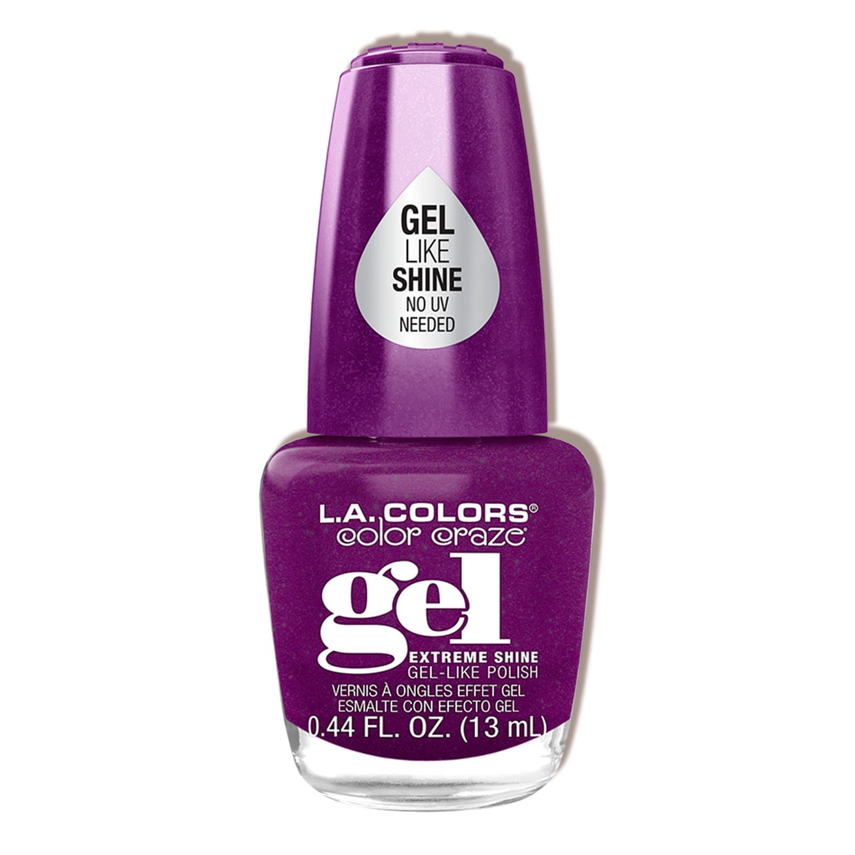 L.A. COLORS Gel-like Nail Polish, Ravishing, 0.44 fl oz