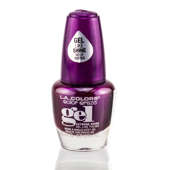 L.A. COLORS Gel-like Nail Polish, Ravishing, 0.44 fl oz