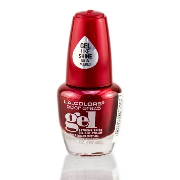 L.A. COLORS Gel-like Nail Polish, Red Carpet Ready, 0.44 fl oz