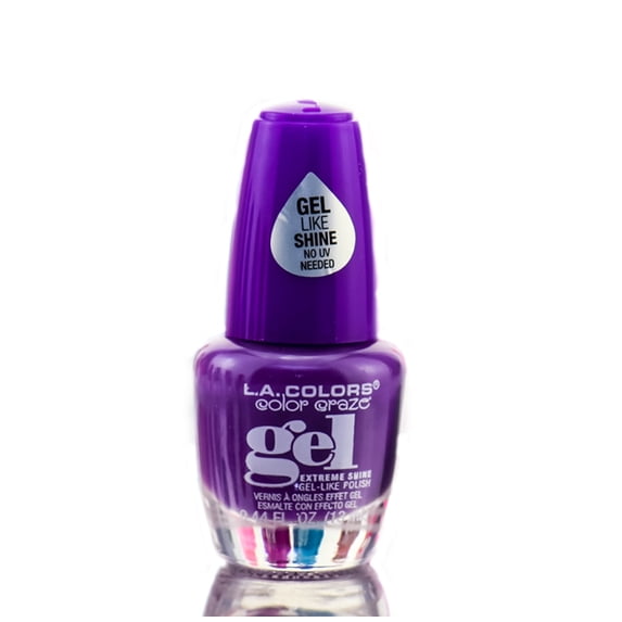 L.A. COLORS Gel-like Nail Polish, Risque, 0.44 fl oz