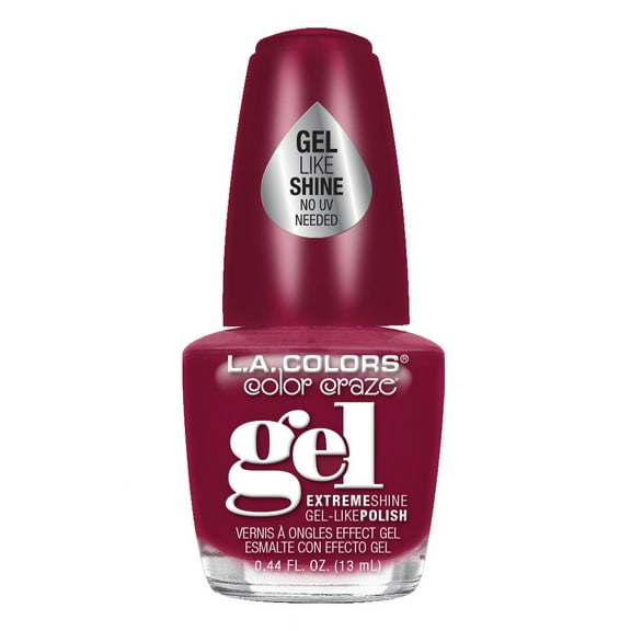 L.A. COLORS Gel-like Nail Polish, Vampy, 0.44 fl oz