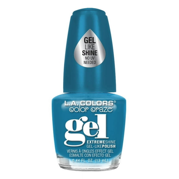 L.A. COLORS Gel-like Nail Polish, Zing, 0.44 fl oz